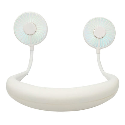 Creative Mini Hanging Neck Type Fan Outdoor LED Fan, F008 (Black), F008, F008 (Blue), F008 (White)
