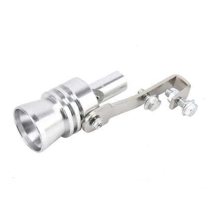 Universal Aluminum Turbo Sound Exhaust Muffler Pipe Whistle Car Simulator Whistler, Size: L, Size: L