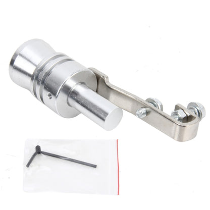 Universal Aluminum Turbo Sound Exhaust Muffler Pipe Whistle Car Simulator Whistler, Size: M, Size: M