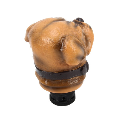 Housse de levier de vitesse universelle en forme de bouledogue pour voiture, pommeau de levier de vitesse manuel automatique en forme de bouledogue