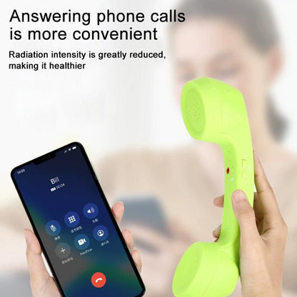 3.5mm Plug Mic Retro Telephone Anti-radiation Cell Phone Handset Receiver, 3.5mm