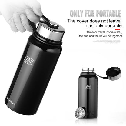 610ml Outdoor Vacuum Stainless Steel Heat Insulation Cup Portable Large Capacity Sports Bottle