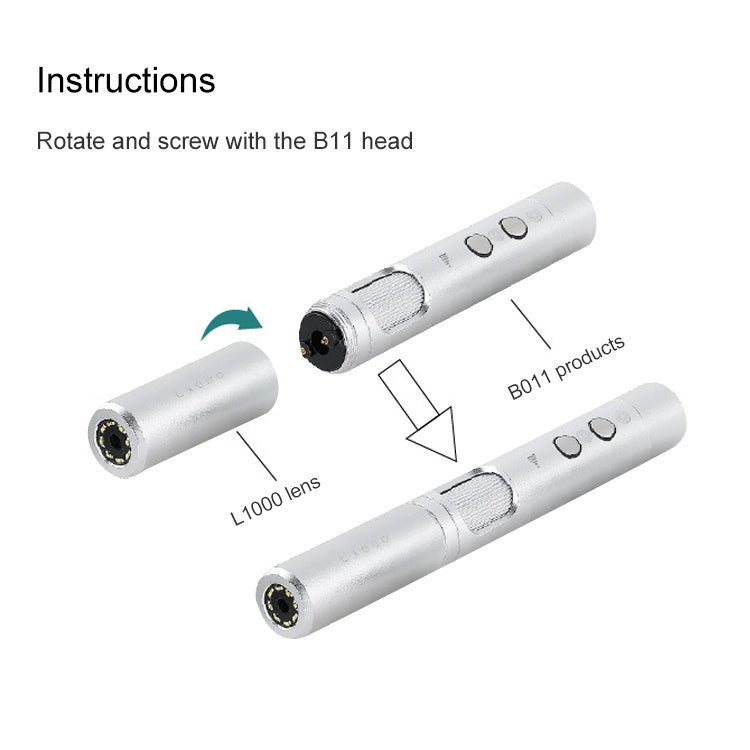 Supereyes L1000 1000X Electronic Microscope Lens Accessories for HCB0990, L1000