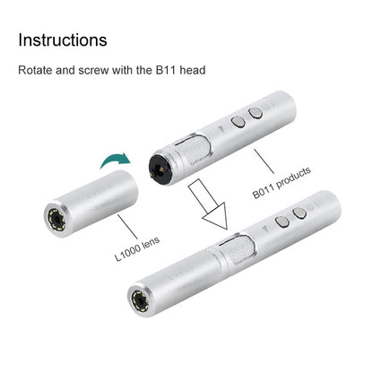 Supereyes L1000 1000X Electronic Microscope Lens Accessories for HCB0990, L1000