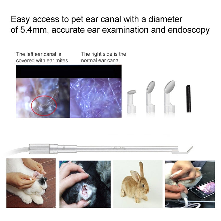 Supereyes Y003 Pet Ear Canal Nasal Cavity Waterproof Electronic Digital Endoscope, Y003