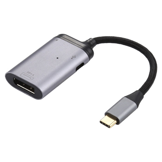 4K USB-C / Type-C to DisplayPort 1.4 + PD Data Sync Adapter Cable, Type-C to DP