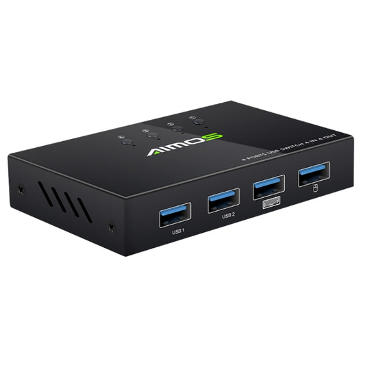 AIMOS AM-KM404K USB2.0 4 In 4 Out Switcher, AM-KM404K