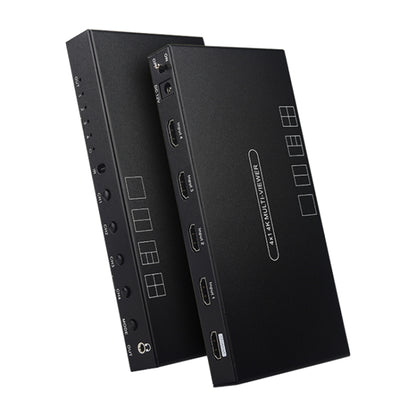 Measy MV4341 4K 30Hz 4 In 1 Out HDMI Quad Screen Splitter, Plug Type: US Plug, US Plug