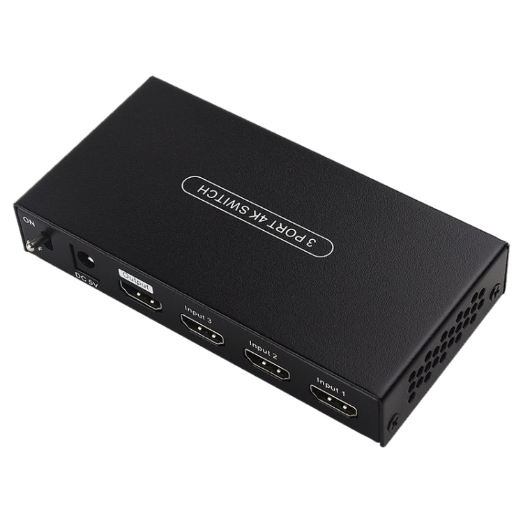 Measy SWH4631 4K 60Hz 3 In 1 Out HDMI Converter Switcher, Plug Type: EU Plug, EU Plug