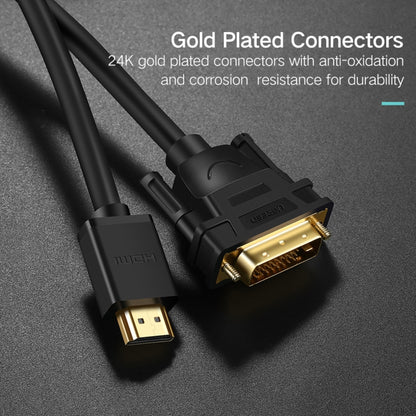 UGREEN DVI D(24+1) Male to HDMI Male HD 2K Two-way Interchanging Line,Length: 3m, Length: 3m