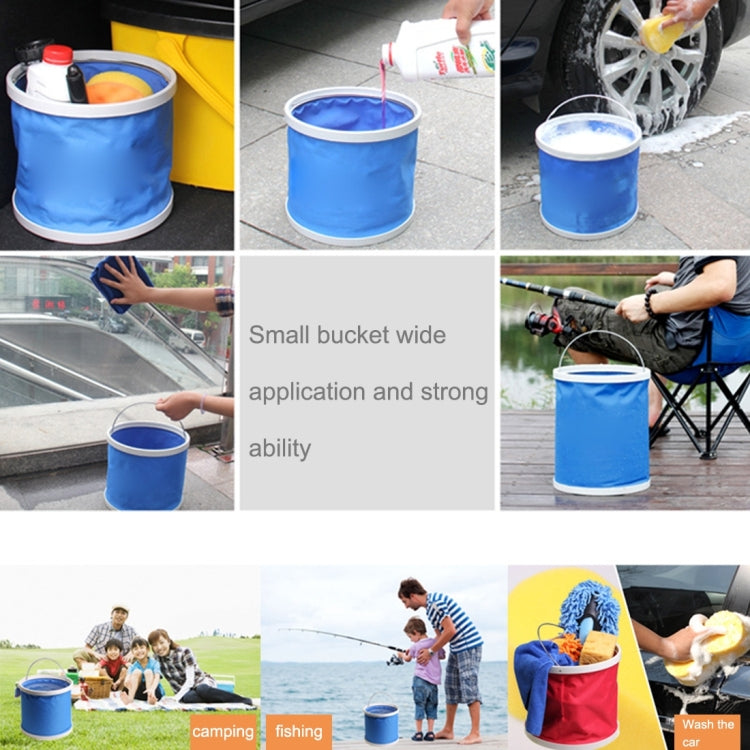 KANEED 11 Liter/2.9 Gallon Oxford Cloth Scalable Foldable Convenient Water Bucket for Camping/Car Washing/ Fishing/Hiking/Beach, Random Color Delivery, Scalable Foldable Convenient Water Bucket, UK Stock Scalable Foldable Convenient Water Bucket       ...