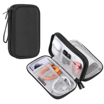 HAWEEL Electronic Organizer Double Layers Storage Bag for Cables, Charger, Power Bank, Phones, Earphones