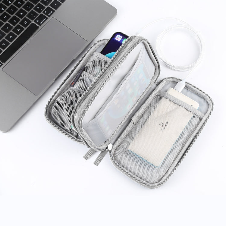 HAWEEL Electronic Organizer Double Layers Storage Bag for Cables, Charger, Power Bank, Phones, Earphones