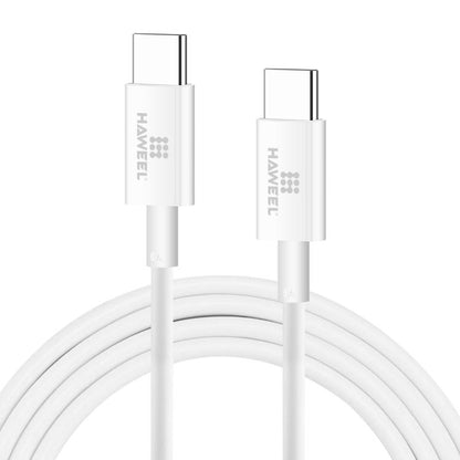 HAWEEL 100W USB-C / Type-C to USB-C / Type-C Fast Charging Data Cable, Length: 1.52m