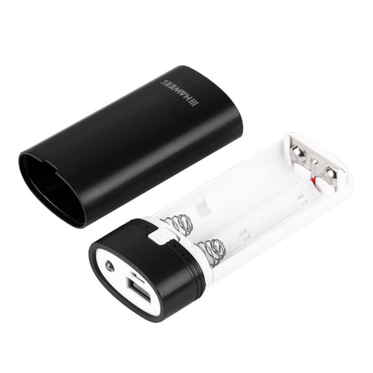 HAWEEL DIY 2x 18650 Battery (Not Included) 5600mAh Power Bank Shell Box with USB Output & Indicator, DIY 2 Batteries(Black), DIY 2 Batteries(White)