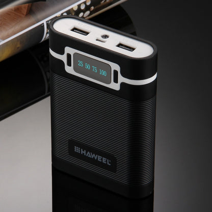 HAWEEL DIY 4 x 18650 Batterie (Non Incluse) 10000mAh Power Bank Shell Box avec 2 x Sortie USB et Affichage pour iPhone, Galaxy, Sony, HTC, Google, Huawei, Xiaomi, Lenovo et autres Smartphones, DIY 4 x 18650 10000mAh Batterie (US) ...