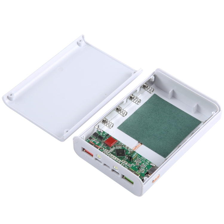 HAWEEL DIY 4 x 21700 Battery 22.5W Fast Charge 15W Wireless Charging Power Bank Box Case with Display, Not Include Battery, DIY 4 x 21700 Battery