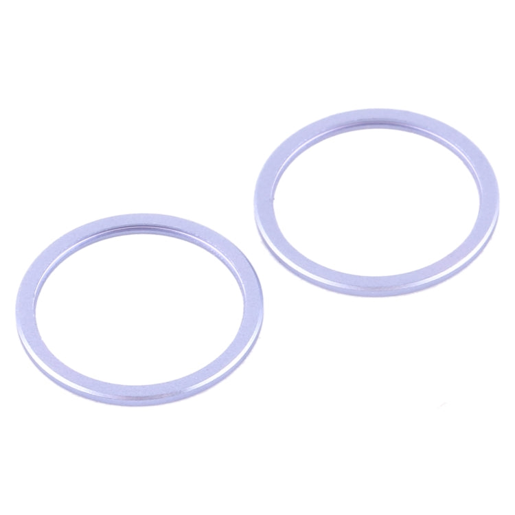 2 PCS Rear Camera Glass Lens Metal Protector Hoop Ring for iPhone 12