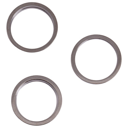 3 PCS Rear Camera Glass Lens Metal Outside Protector Hoop Ring for iPhone 13 Pro, For iPhone 13 Pro