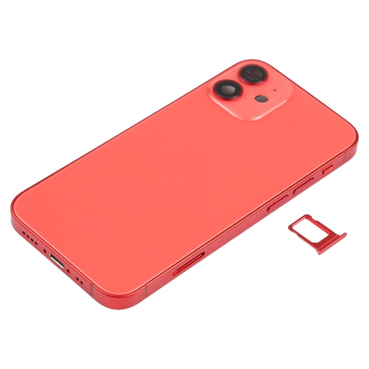 Akku-Rückseite (mit Seitentasten & Kartenfach & Strom- + Lautstärke-Flexkabel & Wireless-Charging-Modul) für iPhone 12 Mini, Für iPhone 12 Mini
