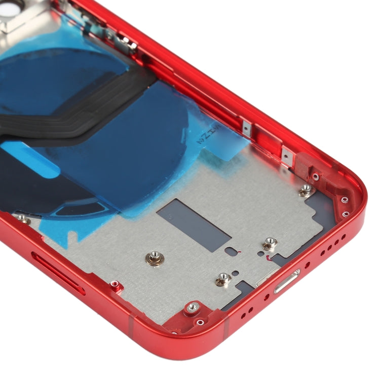 Cache arrière de la batterie (avec touches latérales, tiroir à cartes, câble flexible d'alimentation et de volume, module de charge sans fil) pour iPhone 12 Mini