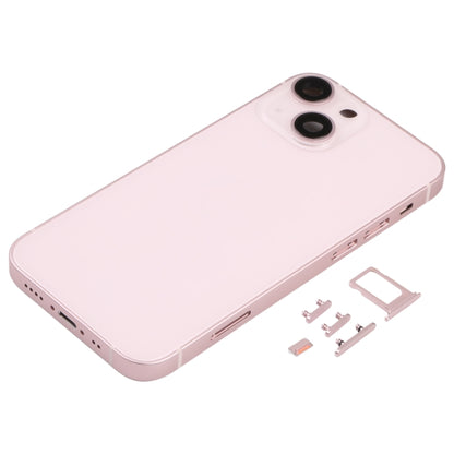 Back Housing Cover with SIM Card Tray & Side  Keys & Camera Lens for iPhone 13 Mini, For iPhone 13 Mini