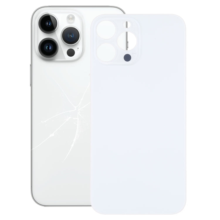 Easy Replacement Big Camera Hole Glass Back Battery Cover for iPhone 14 Pro Max, For iPhone 14 Pro Max(Not Disassemble)