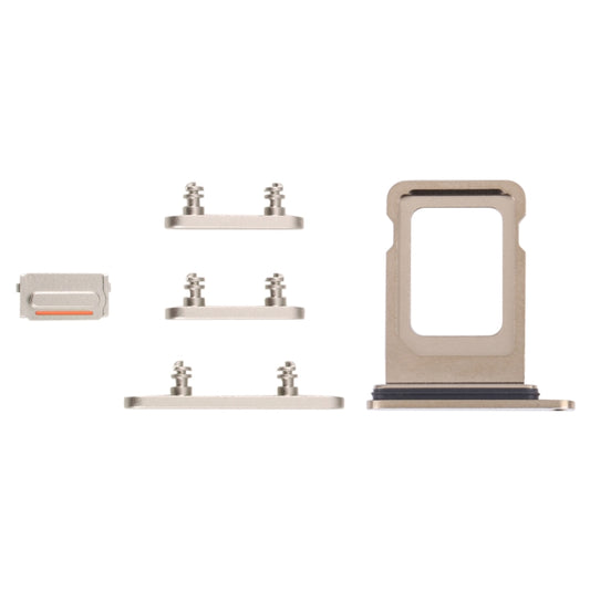 SIM-Kartenhalter + SIM-Kartenhalter + Seitentasten für iPhone 14 Pro Max, Für iPhone 14 Pro Max