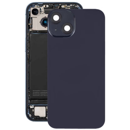 Coque arrière en verre pour iPhone 14 Plus avec support de flash et module de chargement sans fil