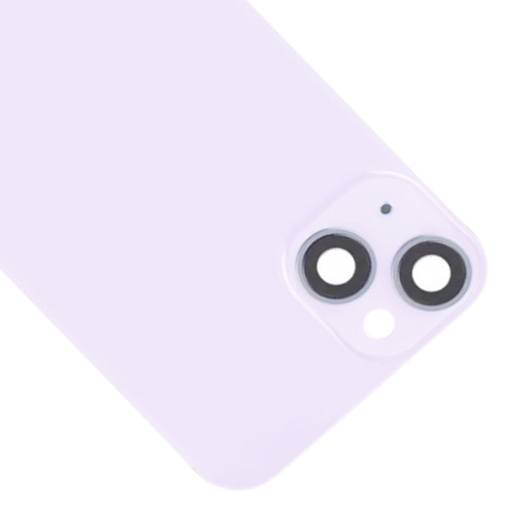 Coque arrière en verre pour iPhone 14 Plus avec support de flash et module de chargement sans fil
