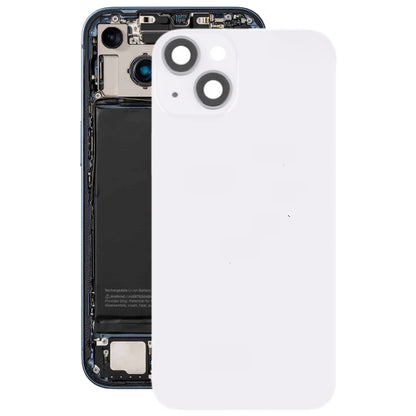 Coque arrière en verre pour iPhone 14 Plus avec support de flash et module de chargement sans fil