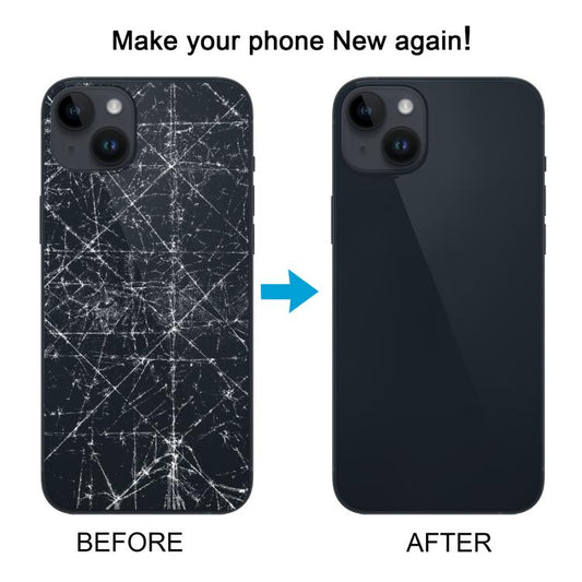 For iPhone 14 Plus Glass Battery Back Cover with Flash Bracket + Wireless Charging Module, For iPhone 14 Plus