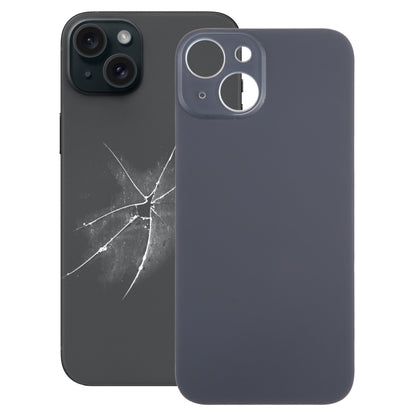 Easy Replacement Big Camera Hole Glass Back Battery Cover for iPhone 15