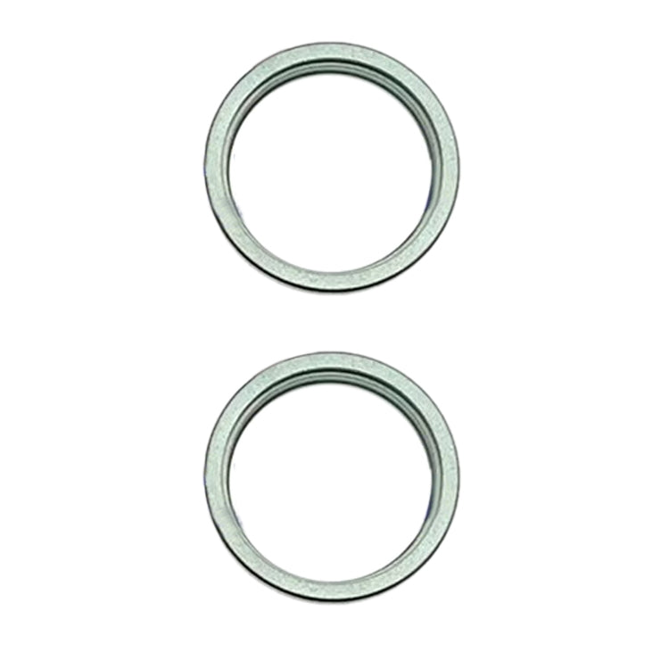 For iPhone 15 / 15 Plus 2pcs/set Rear Camera Glass Lens Metal Outside Protector Hoop Ring