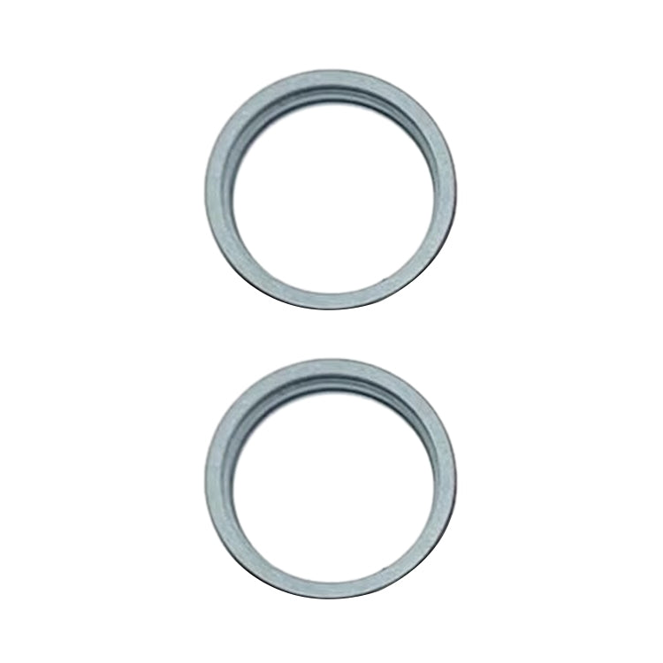 For iPhone 15 / 15 Plus 2pcs/set Rear Camera Glass Lens Metal Outside Protector Hoop Ring