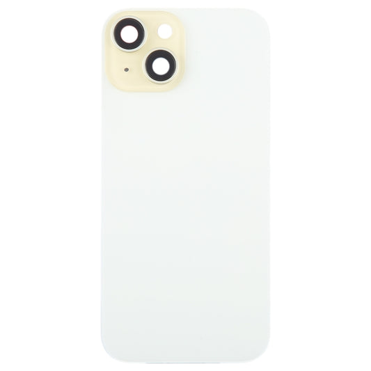 For iPhone 15 Plus Glass Battery Back Cover with Camera Lens Cover
