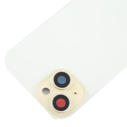 For iPhone 15 Plus Glass Battery Back Cover with Camera Lens Cover