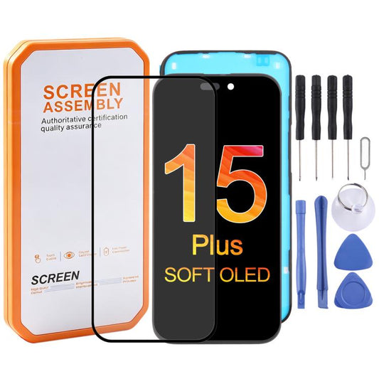 Écran OLED souple HXL pour iPhone 15 Plus, pour iPhone 15 Plus