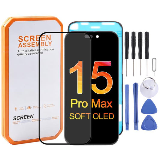 Écran HXL Soft OLED pour iPhone 15 Pro Max, pour iPhone 15 Pro Max