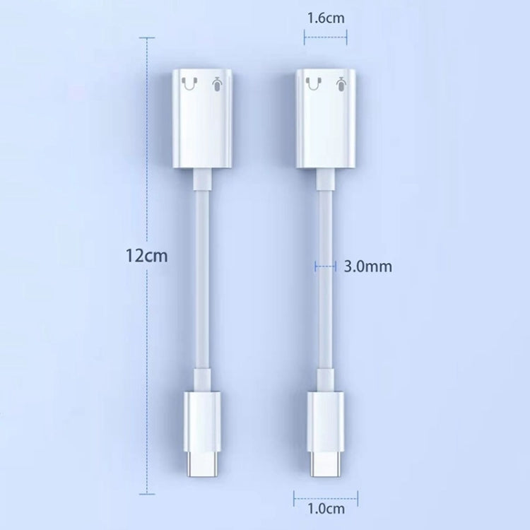 USB-C / Type-C to 8 Pin Audio Adapter Cable for iPhone 15 Series, TPE
