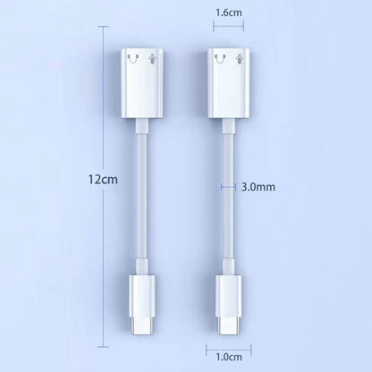 USB-C / Type-C to 8 Pin Audio Adapter Cable for iPhone 15 Series, TPE