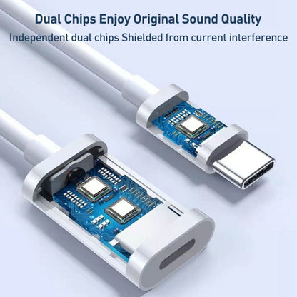 USB-C / Type-C to 8 Pin Audio Adapter Cable for iPhone 15 Series, TPE