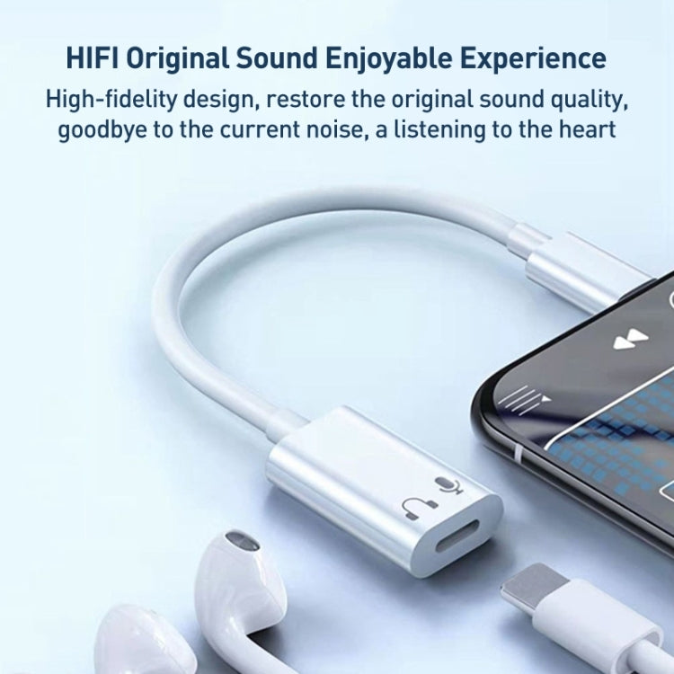 USB-C / Type-C to 8 Pin Audio Adapter Cable for iPhone 15 Series, TPE