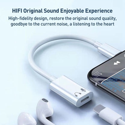 USB-C / Type-C to 8 Pin Audio Adapter Cable for iPhone 15 Series, TPE