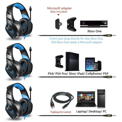 ONIKUMA K1-B Deep Bass Noise Canceling Camouflage Gaming Headphone with Microphone