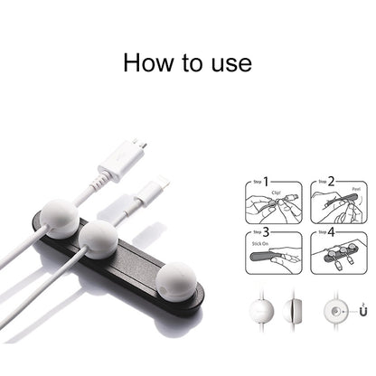 Magnetic Wire Take-up Cable Winder Magnetic Holder Desktop Storage