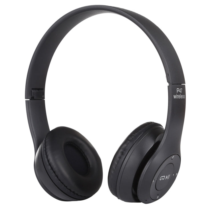 P47 Foldable Wireless Bluetooth Headphone with 3.5mm Audio Jack, Support MP3 / Call, P47 Blue, P47 Red, P47 White, P47 Green, P47 Black