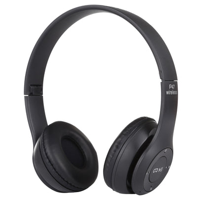 P47 Foldable Wireless Bluetooth Headphone with 3.5mm Audio Jack, Support MP3 / Call, P47 Blue, P47 Red, P47 White, P47 Green, P47 Black