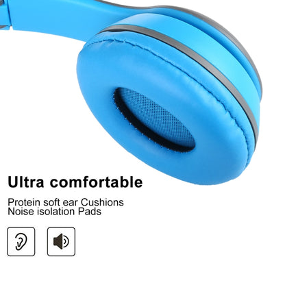 P47 Foldable Wireless Bluetooth Headphone with 3.5mm Audio Jack, Support MP3 / Call, P47 Blue, P47 Red, P47 White, P47 Green, P47 Black