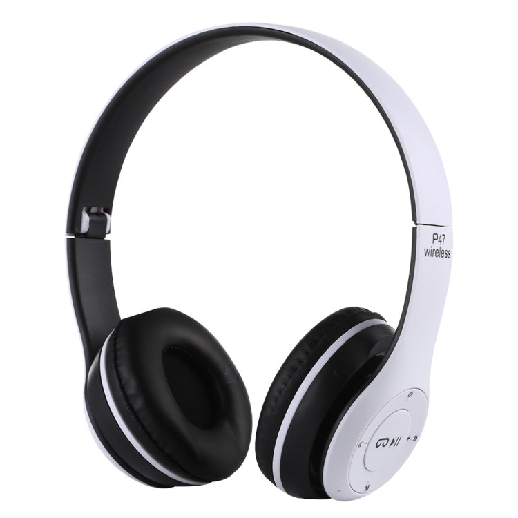 P47 Foldable Wireless Bluetooth Headphone with 3.5mm Audio Jack, Support MP3 / Call, P47 Blue, P47 Red, P47 White, P47 Green, P47 Black